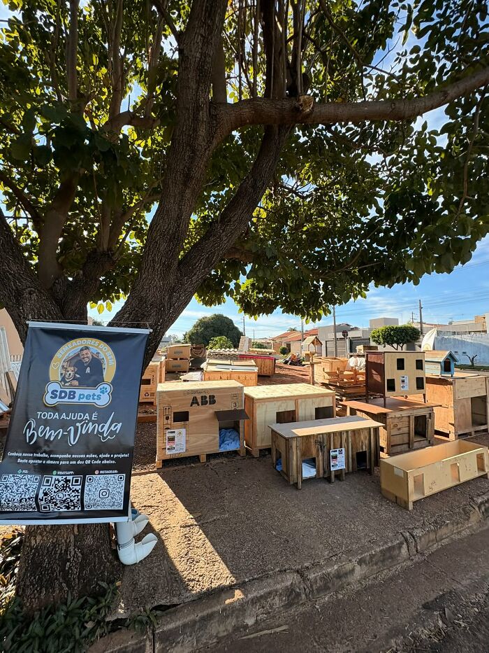 A truck driver from Brazil has built more than 1,700 shelters for animals in need. A truck driver from Brazil has built more than 1,700 shelters for animals in need.