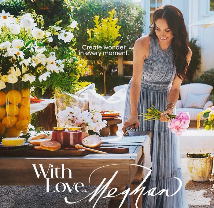 Meghan Markle arranges flowers on an outdoor table filled with food, as netizens question alleged lies about her upbringing. Meghan Markle arranges flowers on an outdoor table filled with food, as netizens question alleged lies about her upbringing.