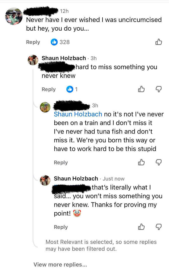 A humorous exchange where a know-it-all insists on missing something never experienced.