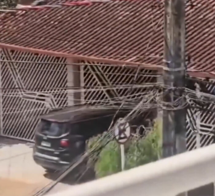 Crazed revenge plot car outside a residence, possibly involved in a medical student's fatal plot.