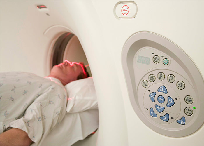 A patient undergoing a medical scan to detect dementia symptoms. Experts warn of commonly dismissed dementia symptoms. A patient undergoing a medical scan to detect dementia symptoms. Experts warn of commonly dismissed dementia symptoms.