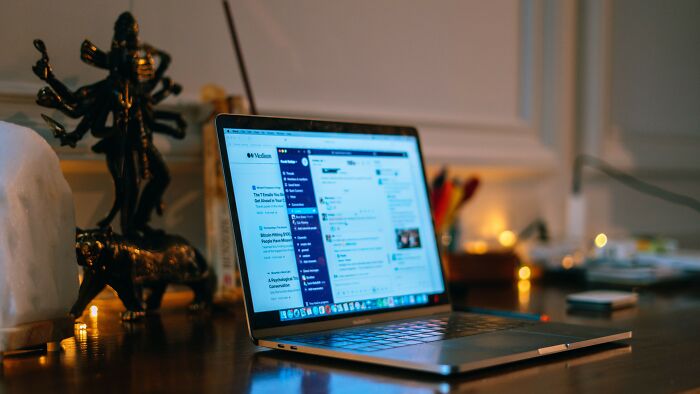 A laptop open on a desk displaying social media, signifying where people might have overreacted.