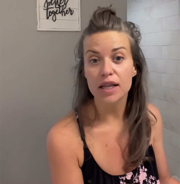 The Michigan wife speaking to the camera, hinting at the Reddit posts that preceded the family tragedy.