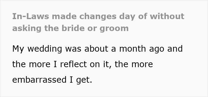 MIL Hijacks The Wedding, Dresses Guests In White, And Leaves The Bride Out Of The Family Photos