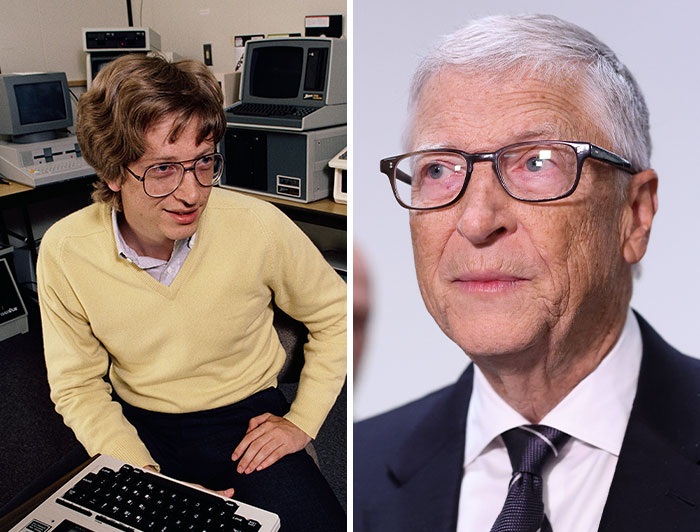 Young and older Bill Gates, one of the famous stars revealed to be on the autism spectrum.