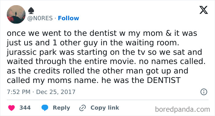 A hilariously embarrassing screenshot of a mom getting busted for lying about a dentist appointment.