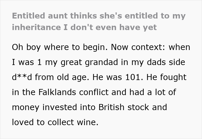 Greedy Aunt Pressures Teen To Give Up His Unclaimed Inheritance, Dad Quickly Puts Her In Her Place