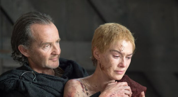 Actress Lena Headey as Cersei Lannister after a racy scene, avoiding exposing herself after backlash. Actress Lena Headey as Cersei Lannister after a racy scene, avoiding exposing herself after backlash.