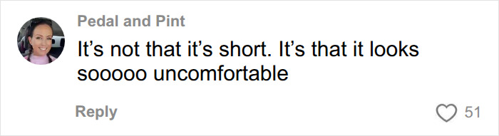 Pedal and Pint's comment on the uncomfortable wardrobe fail affecting the female Australian team.