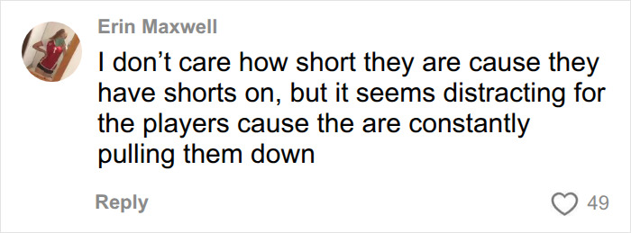 Erin Maxwell comment on wardrobe fail affecting female Australian Team at Commonwealth Games.