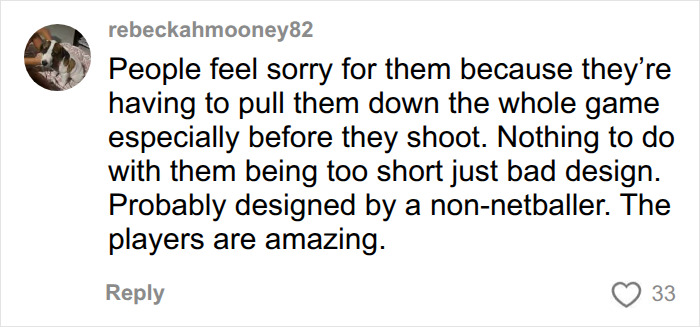 Rebeckahmooney82 comment on wardrobe fail affecting female Australian Team at Commonwealth Games.