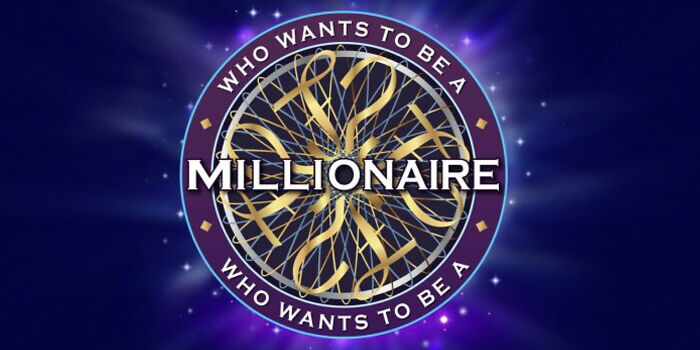 Who Wants to Be a Millionaire logo, the classic game show where contestants answer the million-dollar question.