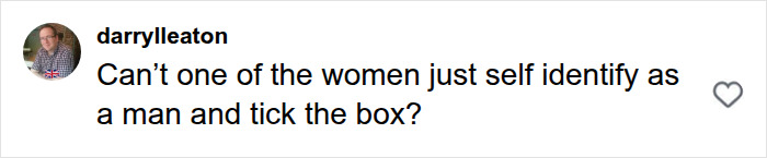 A social media post from darrylleaton questions a gender rule in the chess community concerning an all-female team. A social media post from darrylleaton questions a gender rule in the chess community concerning an all-female team.