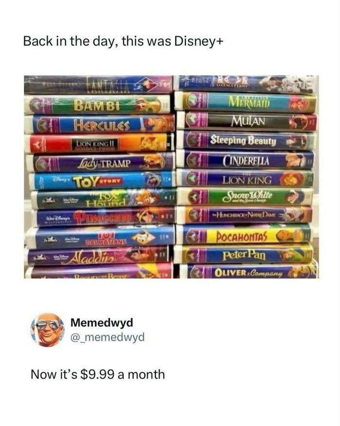 Stack of vintage Disney VHS tapes representing classic pop culture posts.