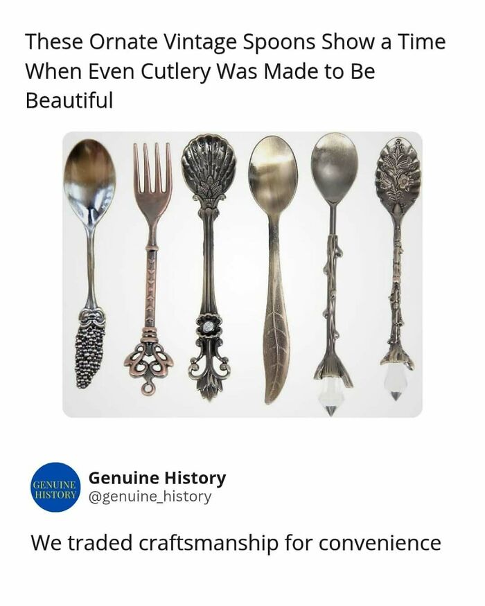 Collection of ornate vintage spoons and a fork, a fascinating fact about the beauty of old-world cutlery.