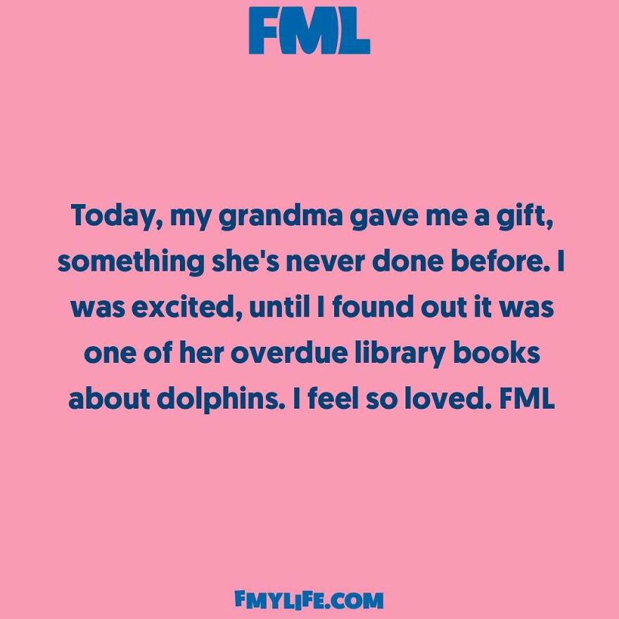 A ridiculous confession: a grandma's gift of overdue library books about dolphins.