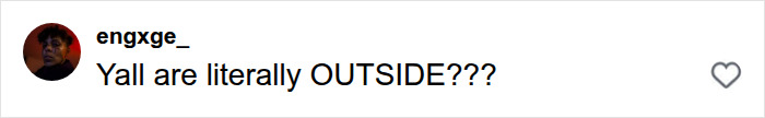 A user comments on the Karen incident, questioning why the entitlement happened in an outdoor public space. A user comments on the Karen incident, questioning why the entitlement happened in an outdoor public space.