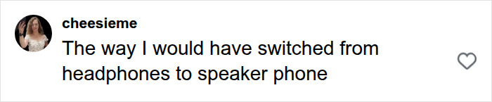 A social media post from cheesiemie commenting on switching to speaker phone, possibly related to an entitled Karen situation. A social media post from cheesiemie commenting on switching to speaker phone, possibly related to an entitled Karen situation.