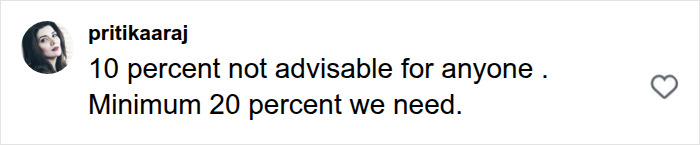 A comment advising on minimum healthy body fat percentages for face transformation. A comment advising on minimum healthy body fat percentages for face transformation.
