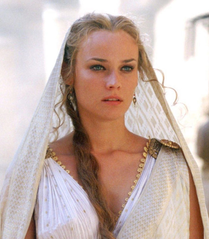 Close-up of the Helen of Troy actress in character, showcasing her age-defying looks. Close-up of the Helen of Troy actress in character, showcasing her age-defying looks.