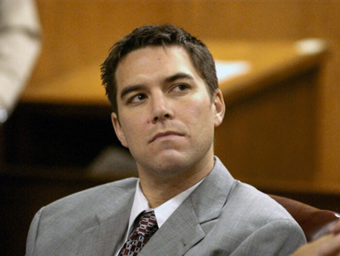 Scott Peterson in a gray suit in court, as new evidence could clear him in the Laci Peterson homicide. Scott Peterson in a gray suit in court, as new evidence could clear him in the Laci Peterson homicide.