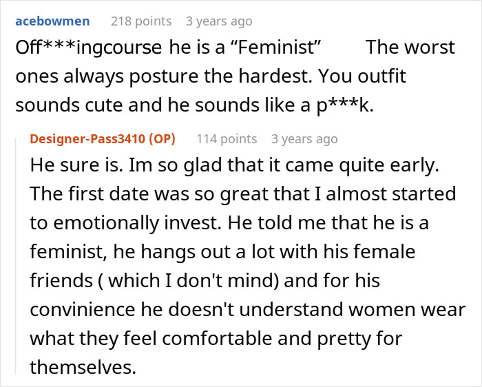 More Reddit comments on a guy canceling a date over a theory from a woman's Instagram. More Reddit comments on a guy canceling a date over a theory from a woman's Instagram.