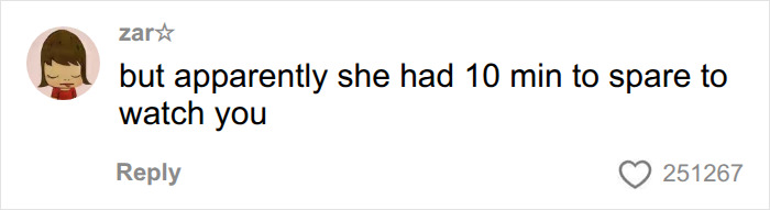 A comment on social media about a Gym Karen watching someone on a machine for 10 minutes instead of waiting.
