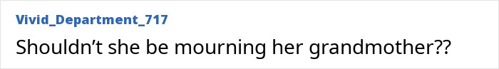 A social media comment questioning Kylie Jenner's World Cup appearance while her grandmother is mourning. A social media comment questioning Kylie Jenner's World Cup appearance while her grandmother is mourning.