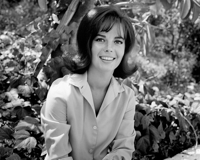 Black and white portrait of Natalie Wood. One of the celebrity mysteries that are still unsolved.