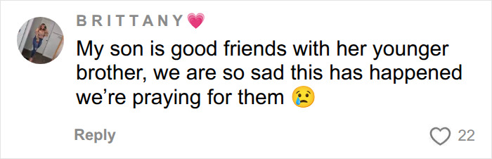 A comment expresses sadness and prayers for Godzilla actress Kaylee Hottle's fatal crash. A comment expresses sadness and prayers for Godzilla actress Kaylee Hottle's fatal crash.