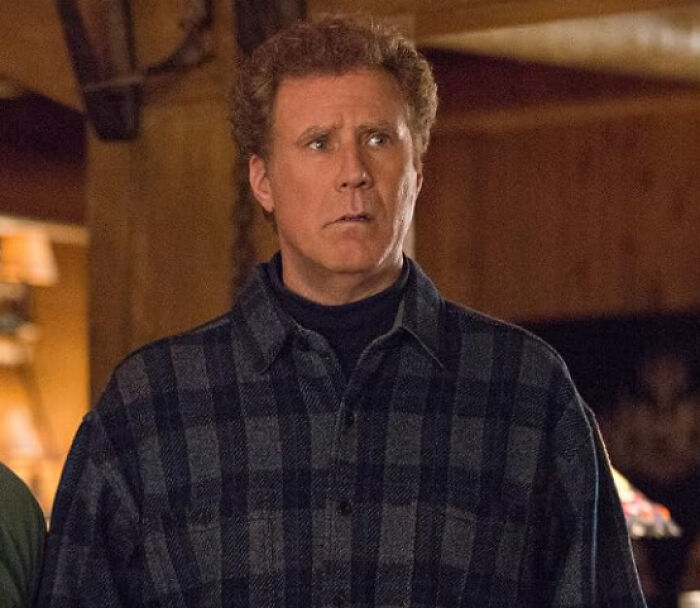 Will Ferrell with a surprised expression, illustrating a disillusioned celebrity moment.