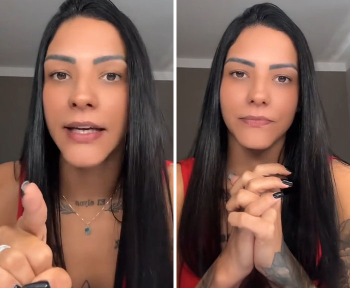 Mother in a red top explains why she shaves her daughter's hair after mistreating classmate with cancer. Mother in a red top explains why she shaves her daughter's hair after mistreating classmate with cancer.