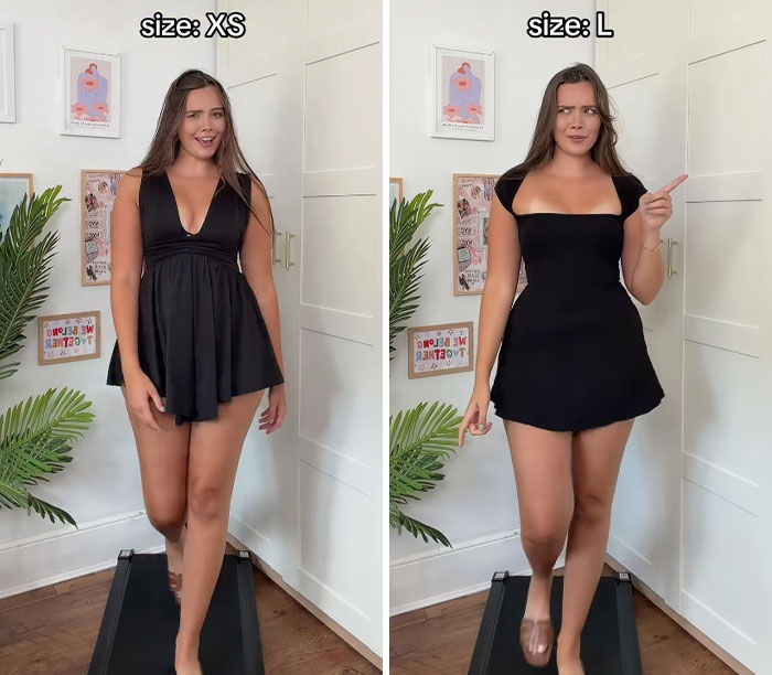 Woman's Viral Dress Experiment Challenges Everything People Believe About Clothing Sizes, Experts Weigh In Woman's Viral Dress Experiment Challenges Everything People Believe About Clothing Sizes, Experts Weigh In
