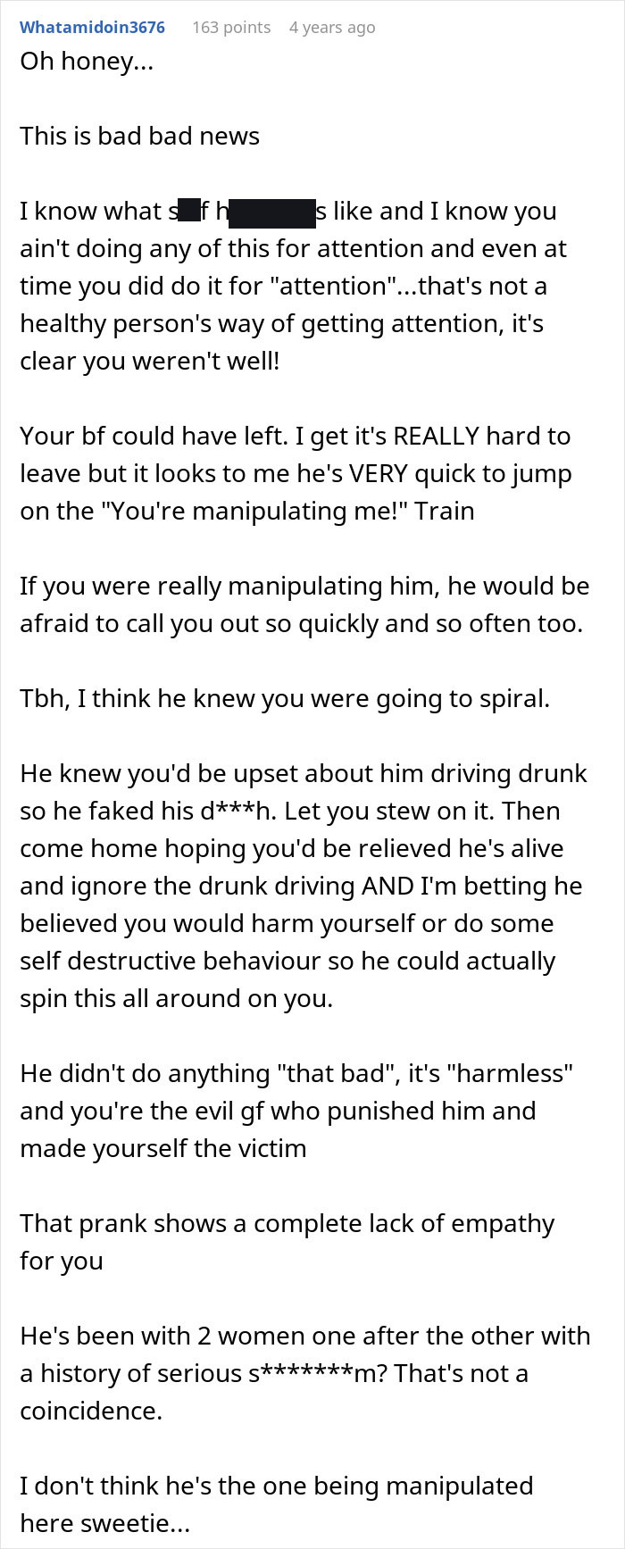 A cruel prank where a boyfriend blames his girlfriend for reacting to his manipulative behavior, causing emotional distress. A cruel prank where a boyfriend blames his girlfriend for reacting to his manipulative behavior, causing emotional distress.