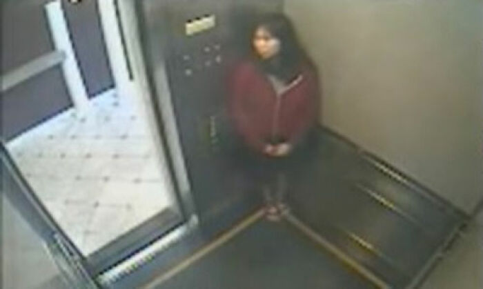 Elevator surveillance showing a woman linked to one of the mystery cases, where people know who is to blame.