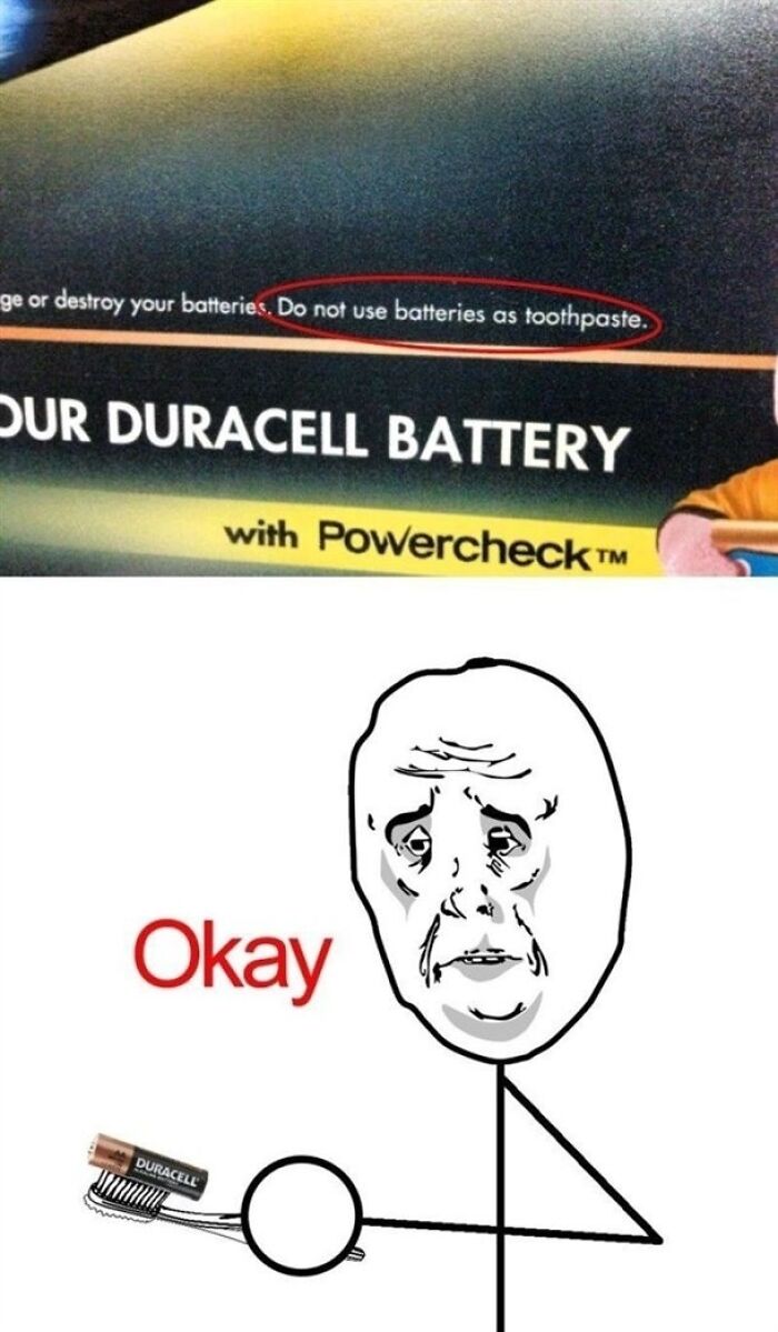 71 Hilariously Dumb Warning Labels That Make Common Sense Seem Surprisingly Uncommon