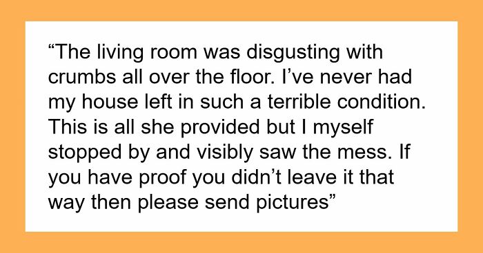 Guests Shocked After Airbnb Owner Wants $150 Cleaning Fee Based On Candy Wrapper And AI Trash