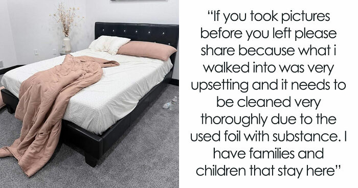 Guests Shocked After Airbnb Owner Wants $150 Cleaning Fee Based On Candy Wrapper And AI Trash