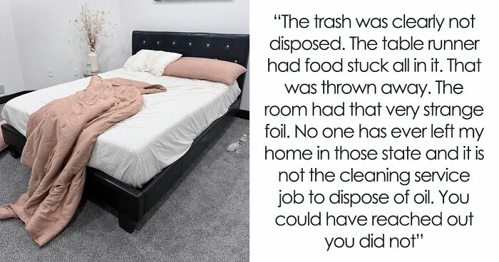 Guests Shocked After Airbnb Owner Wants $150 Cleaning Fee Based On Candy Wrapper And AI Trash