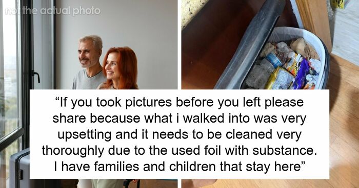 Guests Shocked After Airbnb Owner Wants $150 Cleaning Fee Based On Candy Wrapper And AI Trash