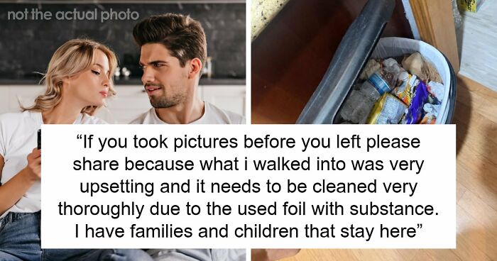 Guests Shocked After Airbnb Owner Wants $150 Cleaning Fee Based On Candy Wrapper And AI Trash