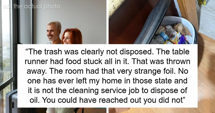 Guests Shocked After Airbnb Owner Wants $150 Cleaning Fee Based On Candy Wrapper And AI Trash