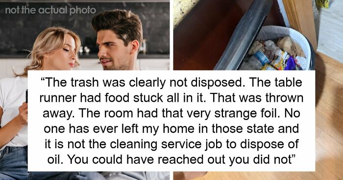 Guests Shocked After Airbnb Owner Wants $150 Cleaning Fee Based On Candy Wrapper And AI Trash