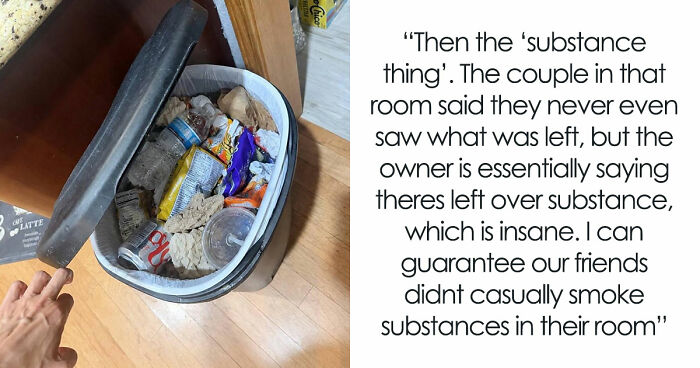 Guests Shocked After Airbnb Owner Wants $150 Cleaning Fee Based On Candy Wrapper And AI Trash