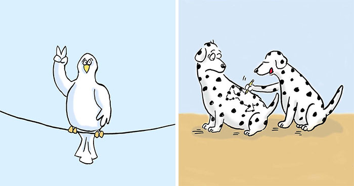 These 33 Silent Animal Comics Might Make You Smile Without A Single Word