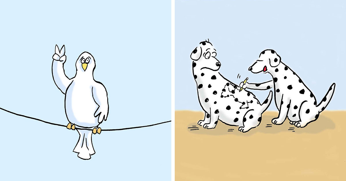 33 Wordless Animal Comics That Will Make You Laugh Without Saying A Word