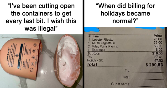 “400% Price Difference”: 91 Photos That Show How Insulting Consumerism Has Gotten (New Pics)