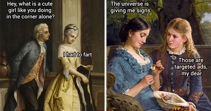 This Page Turns Famous Paintings Into Hilarious Memes, And Here Are 30 Of The Latest Ones
