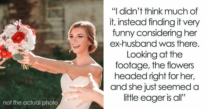 Woman Is So Desperate For A Husband That She Does Everything To “Win” The Wedding Bouquet Toss
