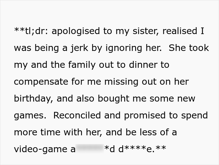 Bro Can’t Pause His PS4 For Sister’s 18th Birthday, She Permanently Pauses 3 Of His Favorite Games Bro Can’t Pause His PS4 For Sister’s 18th Birthday, She Permanently Pauses 3 Of His Favorite Games
